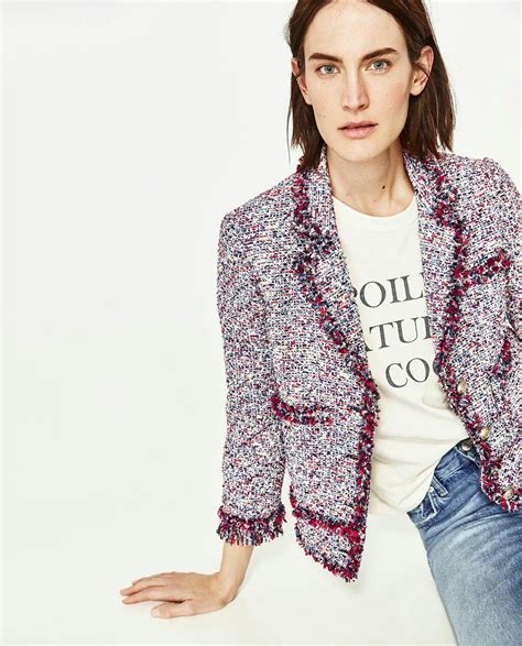 who are paris designers like chanel|chanel style jacket zara.